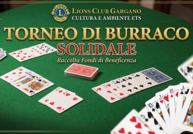 San Marco in Lamis, carte in tavola per la solidarietà: il Lions Club Gargano ETS sostiene UNITALSI e LCIF con un Torneo di Burraco San Marco in Lamis, carte in tavola per la solidarietà: il Lions Club Gargano ETS sostiene UNITALSI e LCIF con un Torneo di Burraco