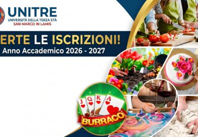 UNITRE San Marco in Lamis, al via le iscrizioni 2026-2027: dalla cucina alla degustazione vini, tutti i corsi in programma UNITRE San Marco in Lamis, al via le iscrizioni 2026-2027: dalla cucina alla degustazione vini, tutti i corsi in programma